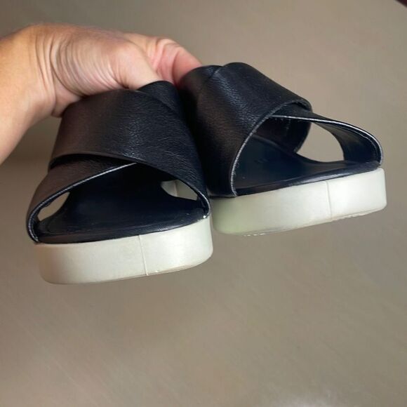 ECCO Women's Touch Plateau Platform Slide Sandal 38 Black - Picture 7 of 13